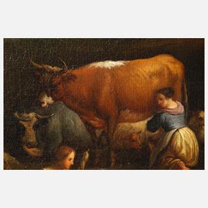 Martinius de la Court, Pastorale Abendlandschaft