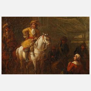 Barend Gael, Reiter am Dorfrand