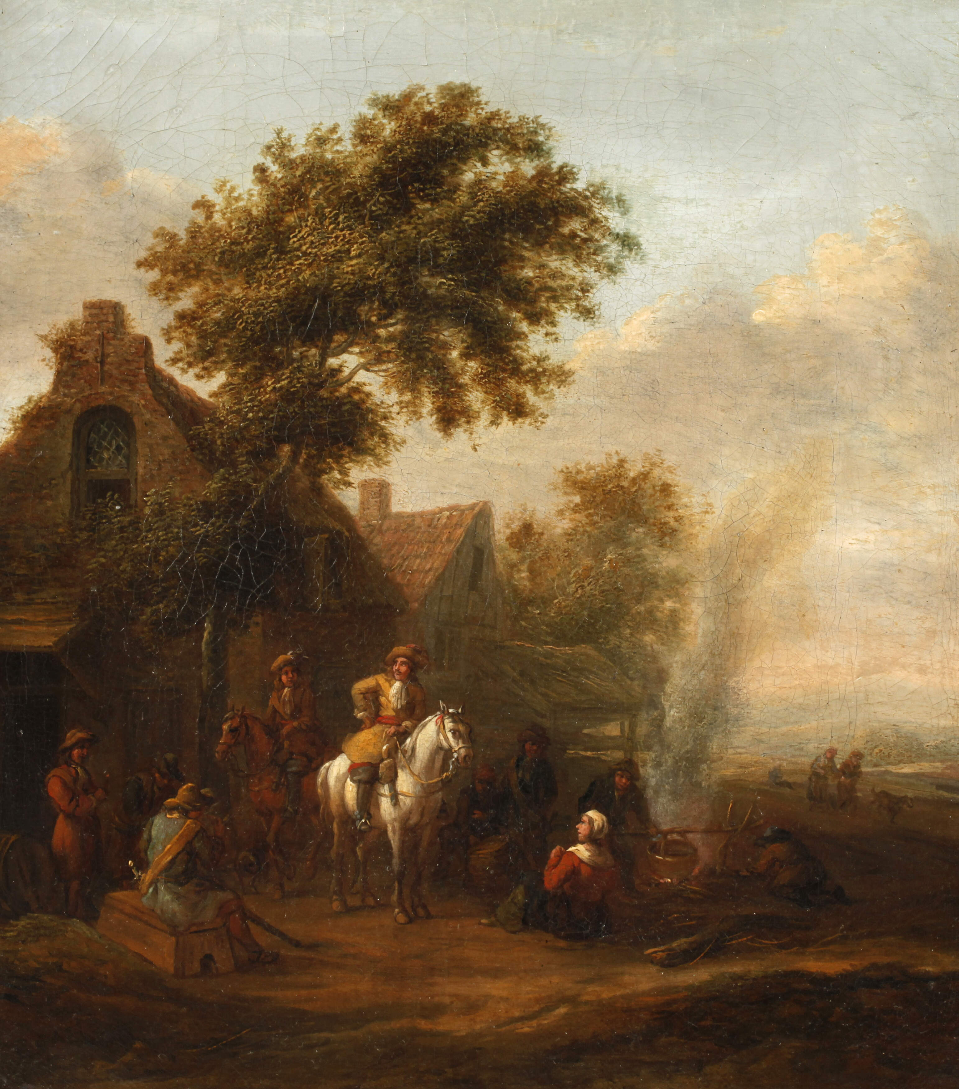 Barend Gael, Reiter am Dorfrand