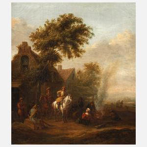 Barend Gael, Reiter am Dorfrand