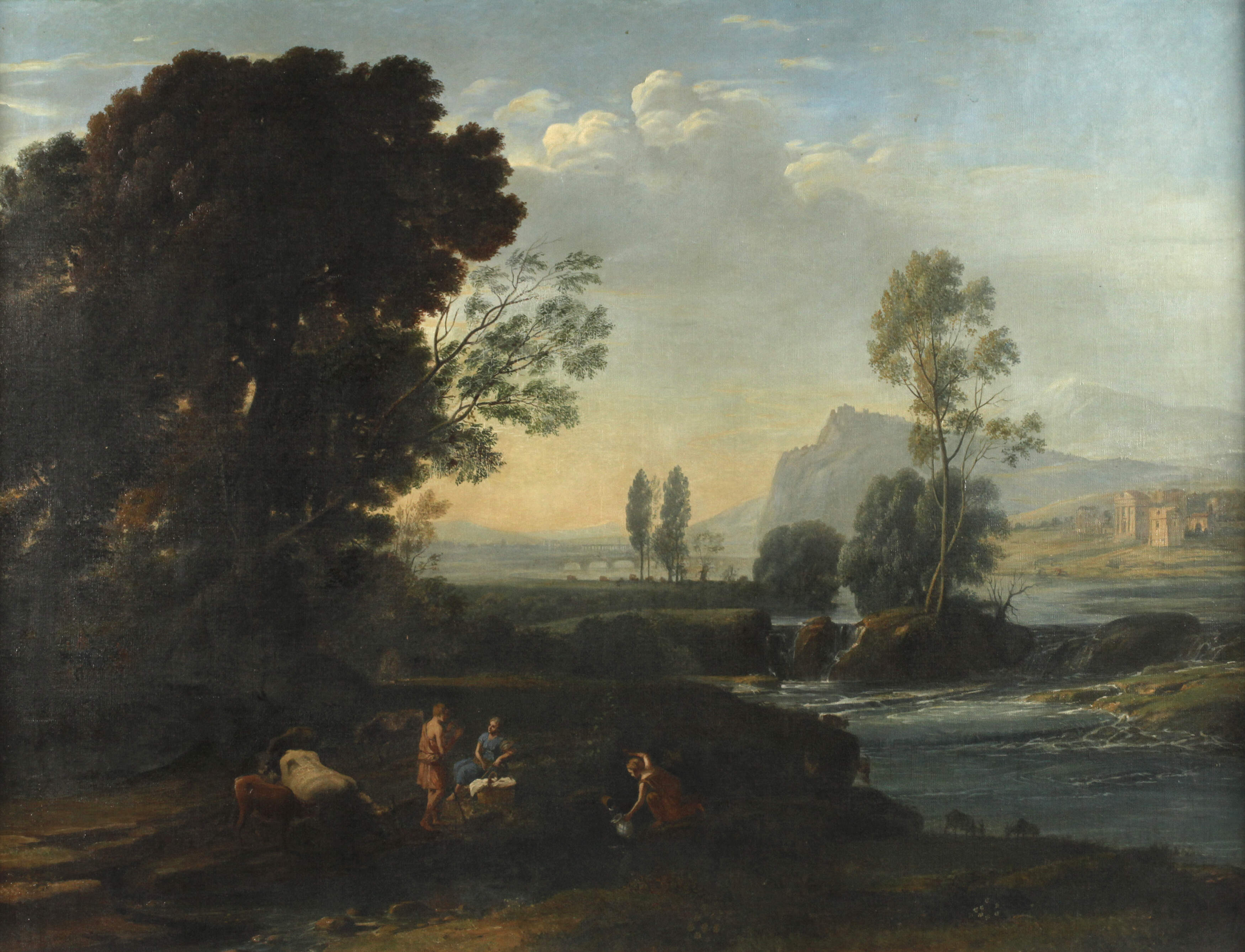 Robert Häusler, Landschaft mit der Flucht nach Ägypten