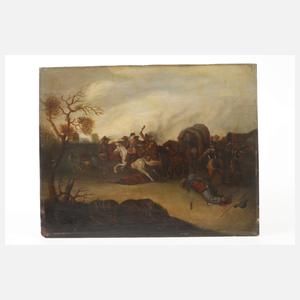 Hendrick de Meijer, attr., Soldatenszene