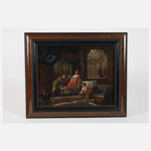Nicholas Verkolje, attr., Antonius und Kleopatra