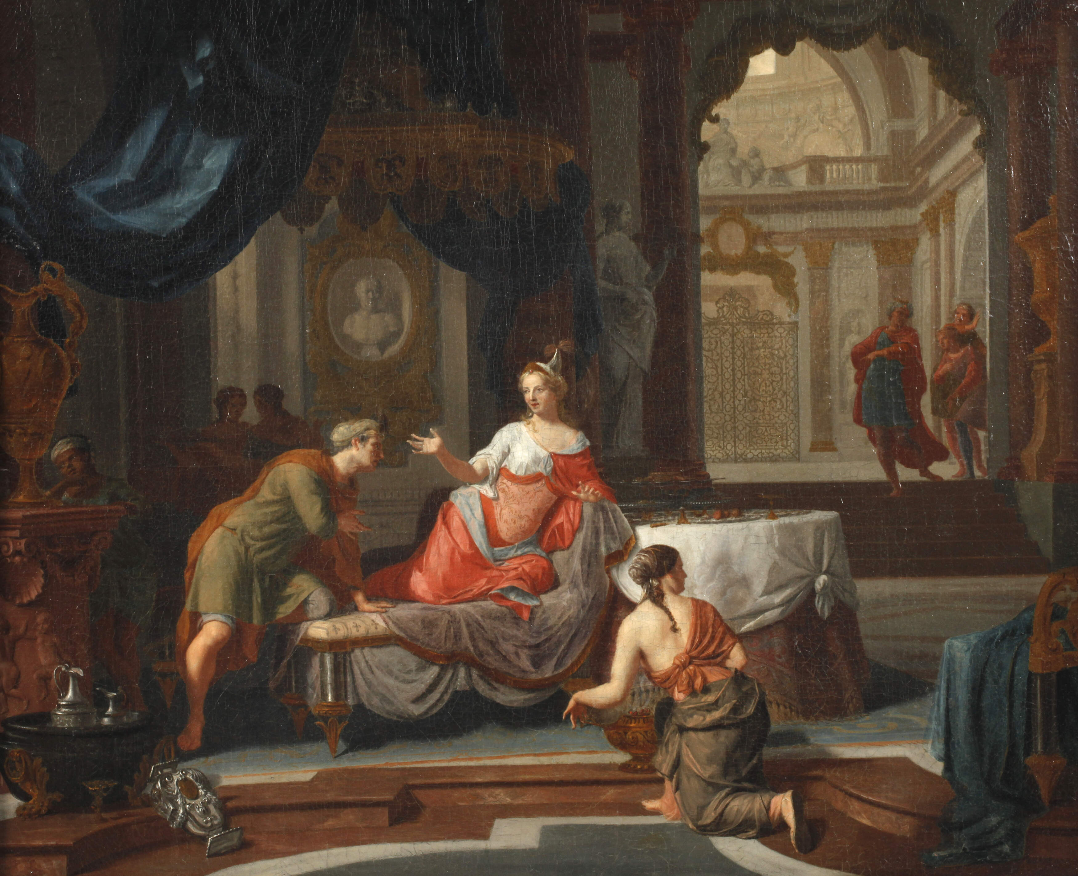 Nicholas Verkolje, attr., Antonius und Kleopatra