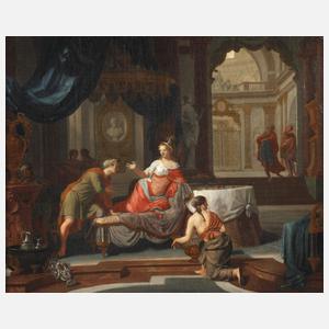 Nicholas Verkolje, attr., Antonius und Kleopatra