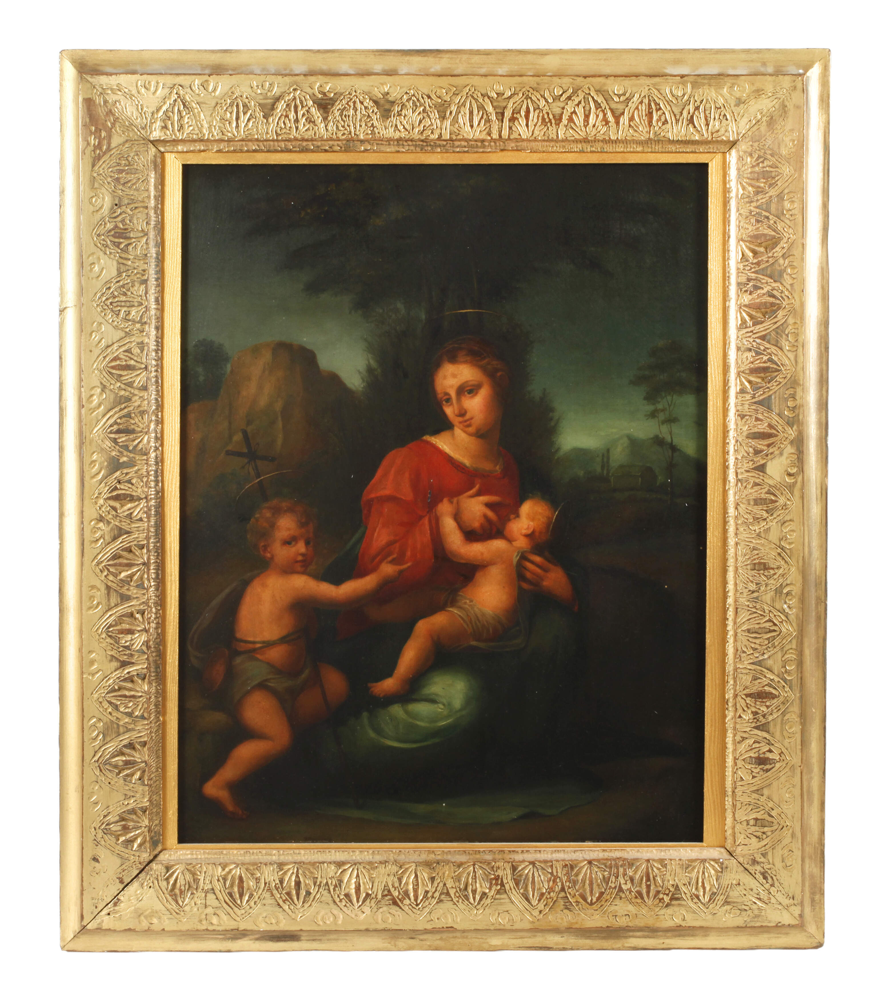 Gottesmutter Maria mit Jesus und Johannes