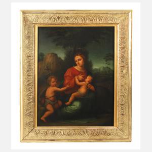 Gottesmutter Maria mit Jesus und Johannes