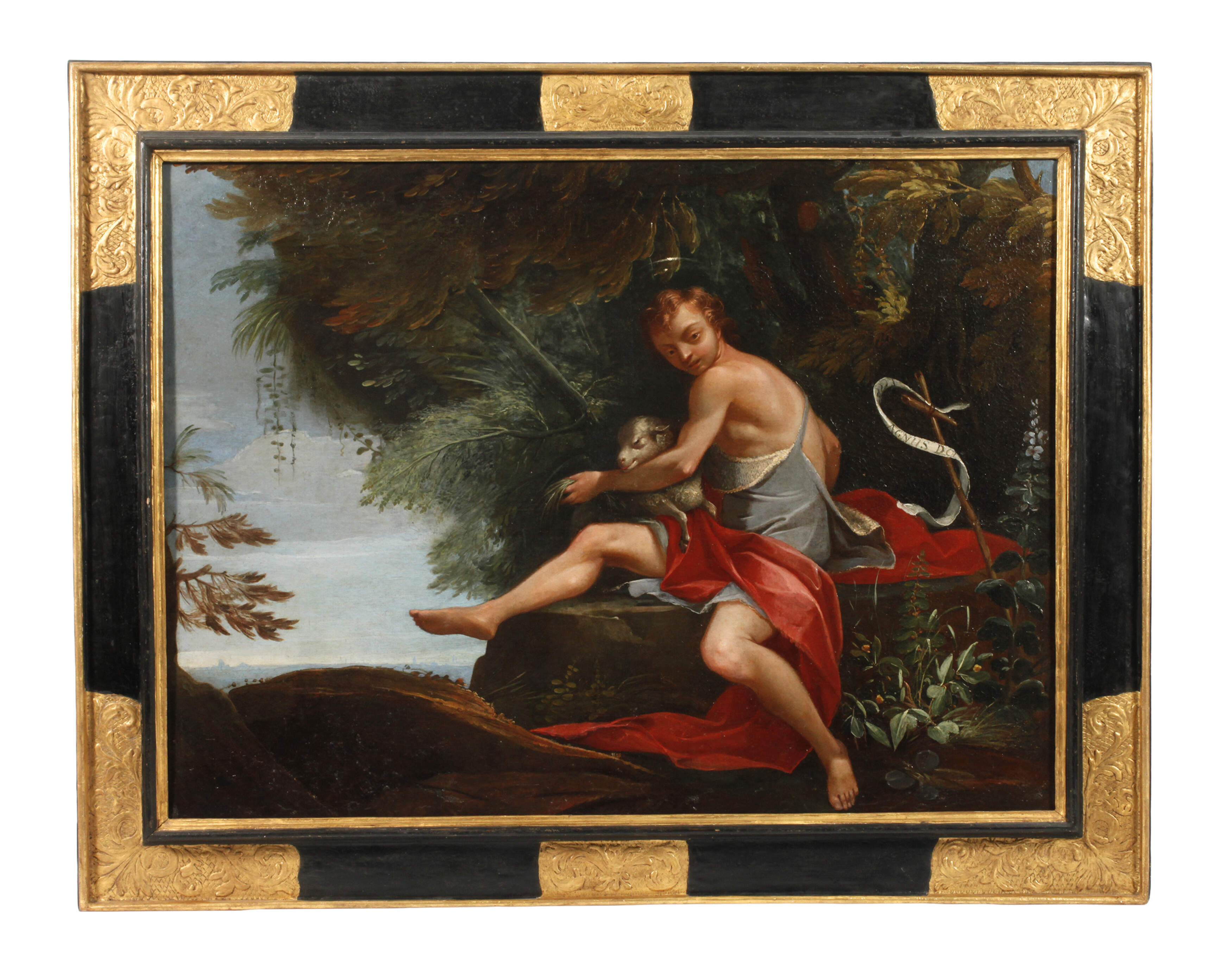 Johannes der Täufer in Sommerlandschaft