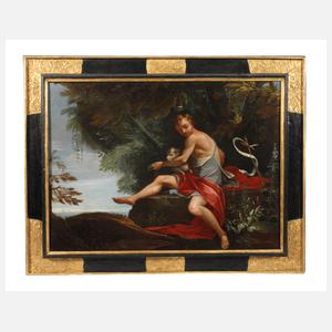 Johannes der Täufer in Sommerlandschaft