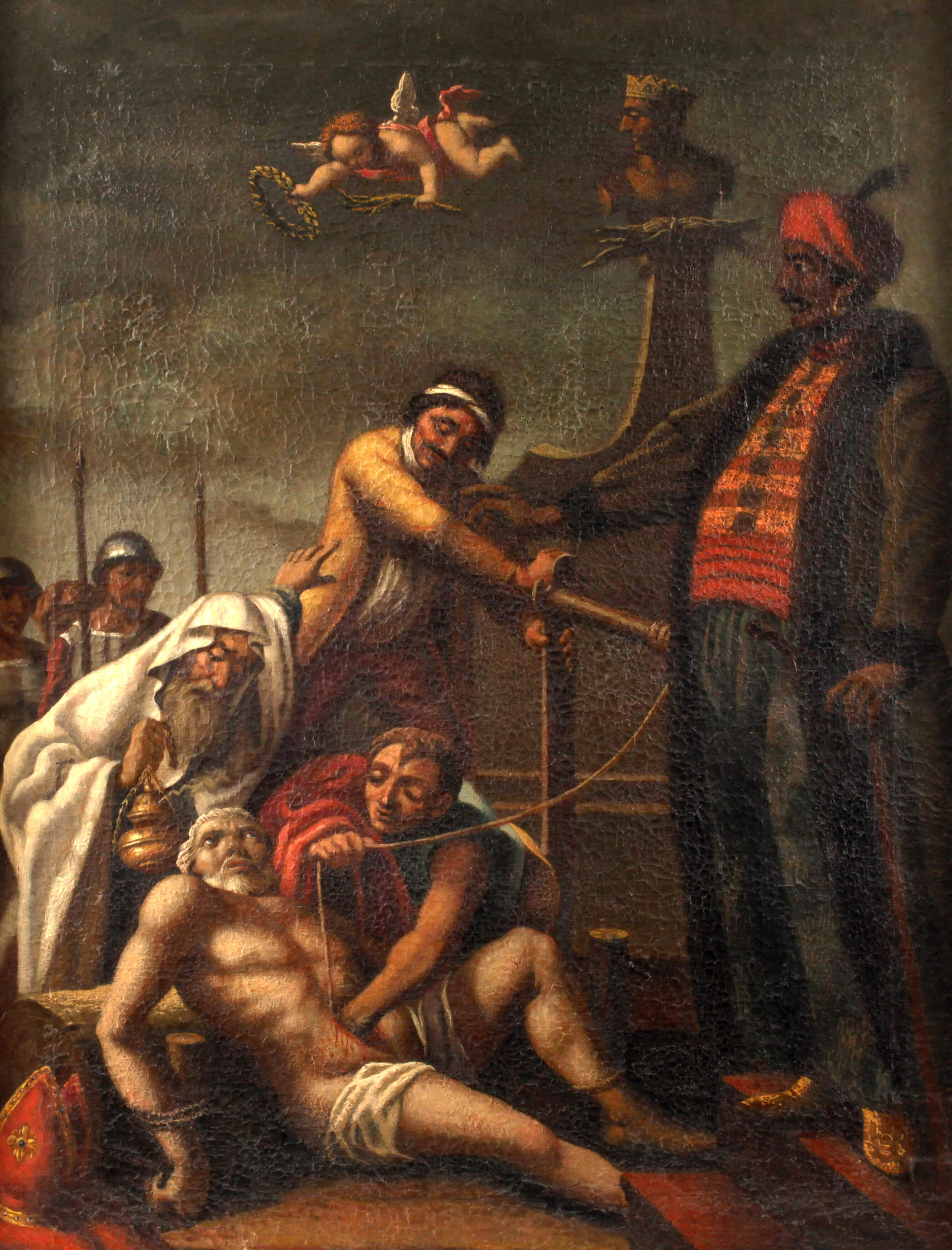 Das Martyrium des Heiligen Erasmus von Antiochia