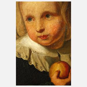 Junge mit Apfel