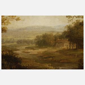 Waldlandschaft mit Bach