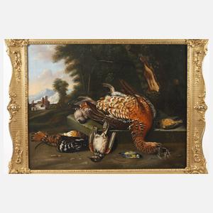Jagdstillleben mit Geflügel