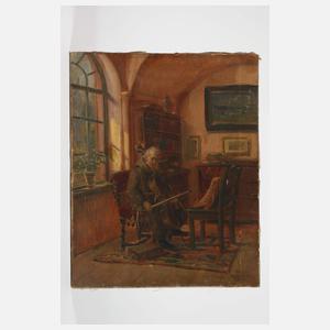 Kern Armin, Musizierender Mönch im Interieur