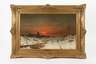 A. Bohmfield, Sonnenuntergang im Winter
