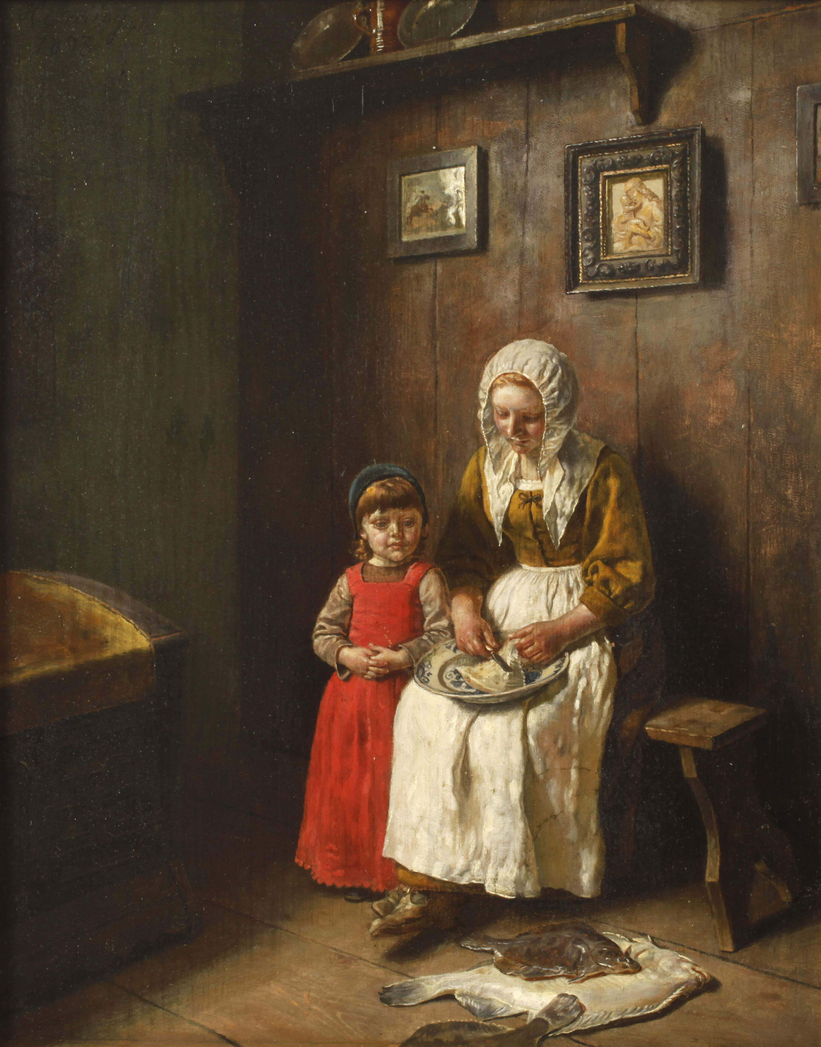 Heinrich Breling, Die Fischputzerin