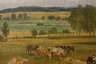 Heinrich Bürkel, attr., Landschaft mit Kühen