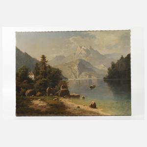 Fritz Chwala, Sommerliche Alpenlandschaft