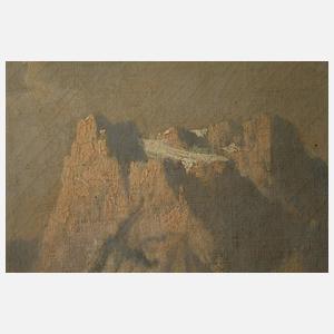 Fritz Chwala, Sommerliche Alpenlandschaft