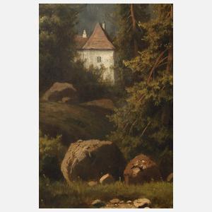 Fritz Chwala, Sommerliche Alpenlandschaft