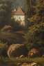 Fritz Chwala, Sommerliche Alpenlandschaft