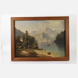 Fritz Chwala, Sommerliche Alpenlandschaft