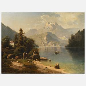 Fritz Chwala, Sommerliche Alpenlandschaft