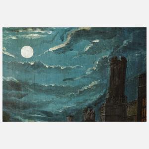 J.W. Cosway, Schlossansicht bei Nacht
