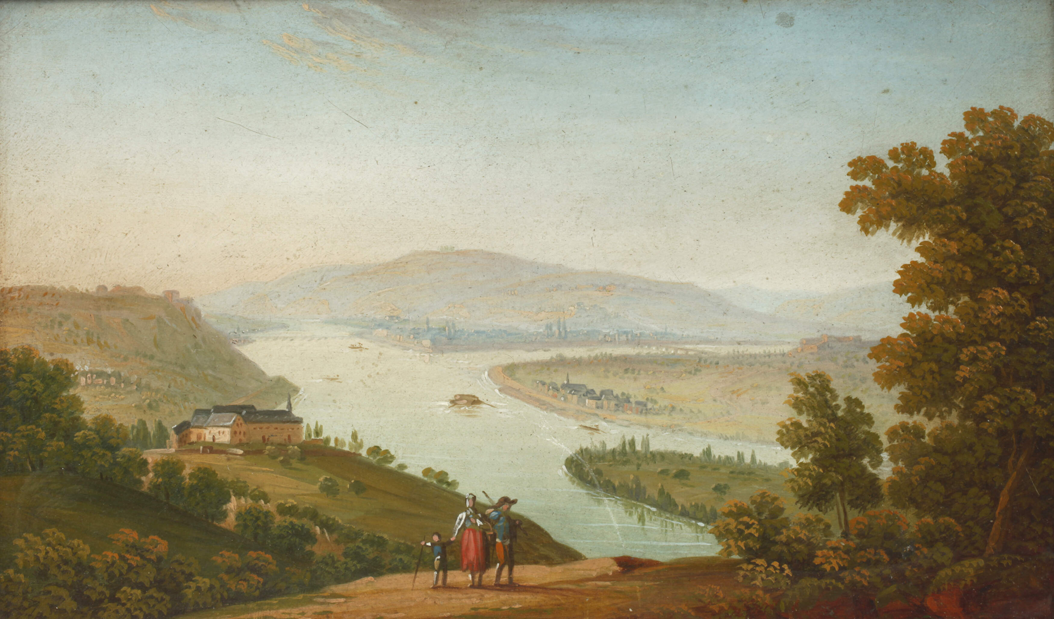 Jakob Diezler, attr., Ansicht von Koblenz