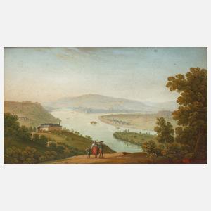 Jakob Diezler, attr., Ansicht von Koblenz