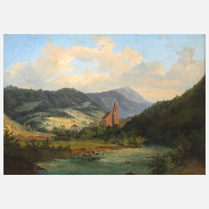 Georg Geyer, attr., Alpenlandschaft