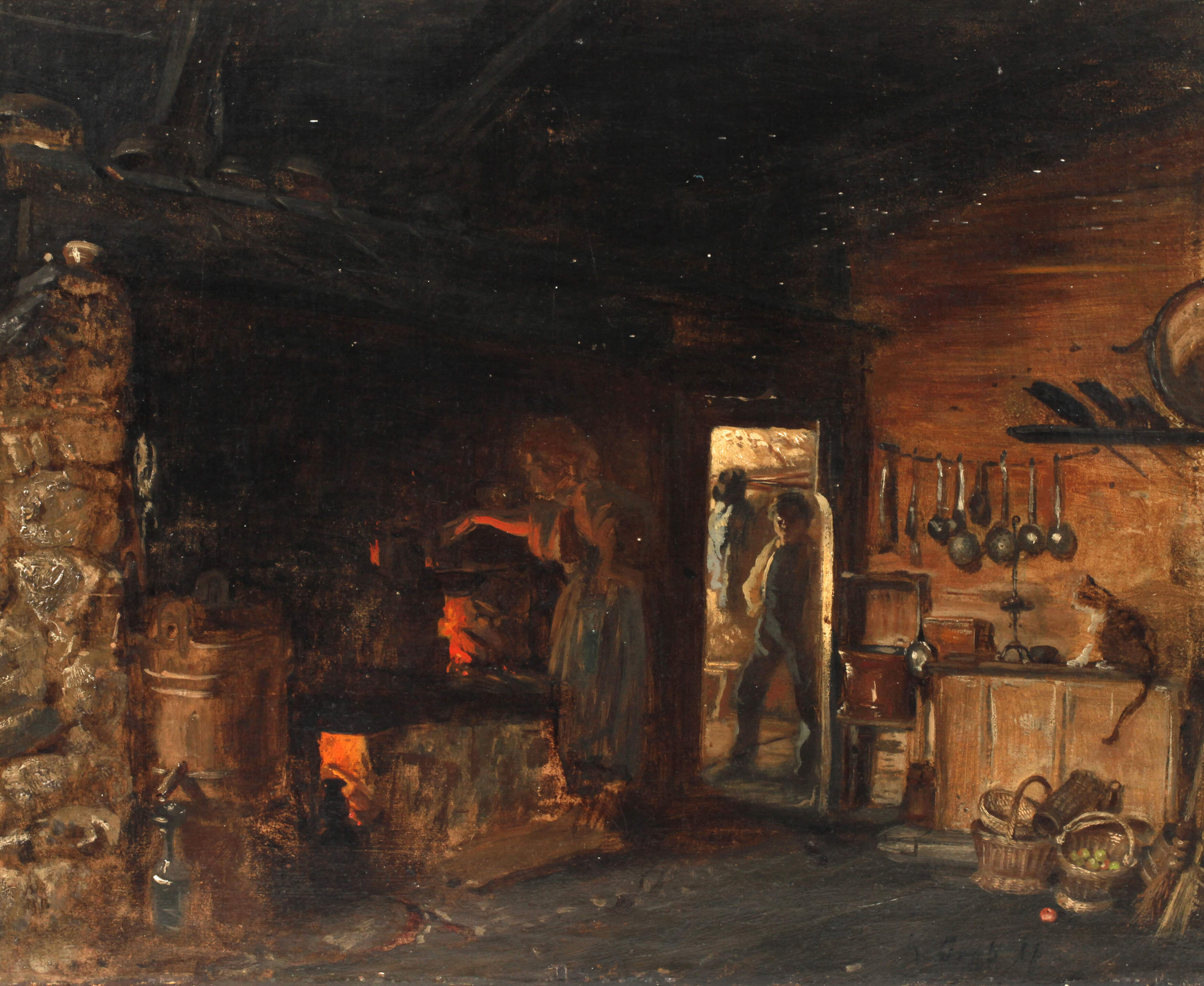 Konrad Grob, "Bauernküche"