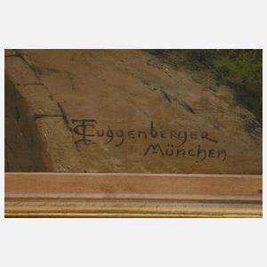 Theodor Guggenberger, Landschaft mit Burg