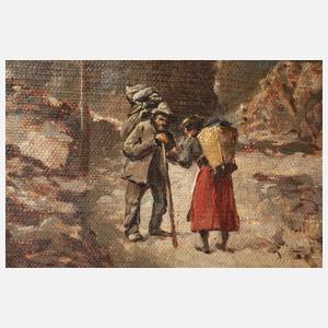 Oskar Jahnke, Gespräch in den Bergen