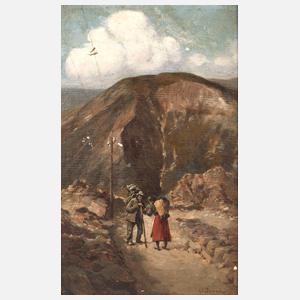 Oskar Jahnke, Gespräch in den Bergen