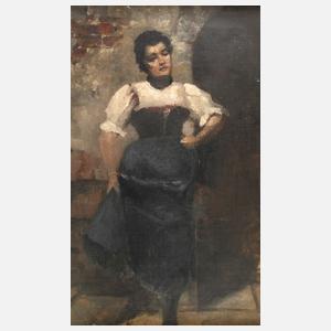 Eugen Klimsch, attr., Damenportrait