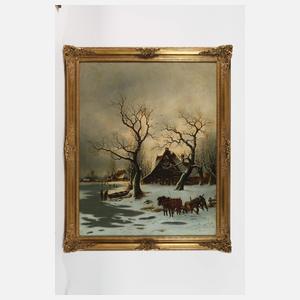 Alexander Kreuzer, Wirtshaus im Winter
