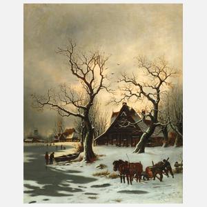 Alexander Kreuzer, Wirtshaus im Winter