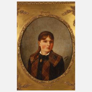 E. de Lannoy, Damenportrait