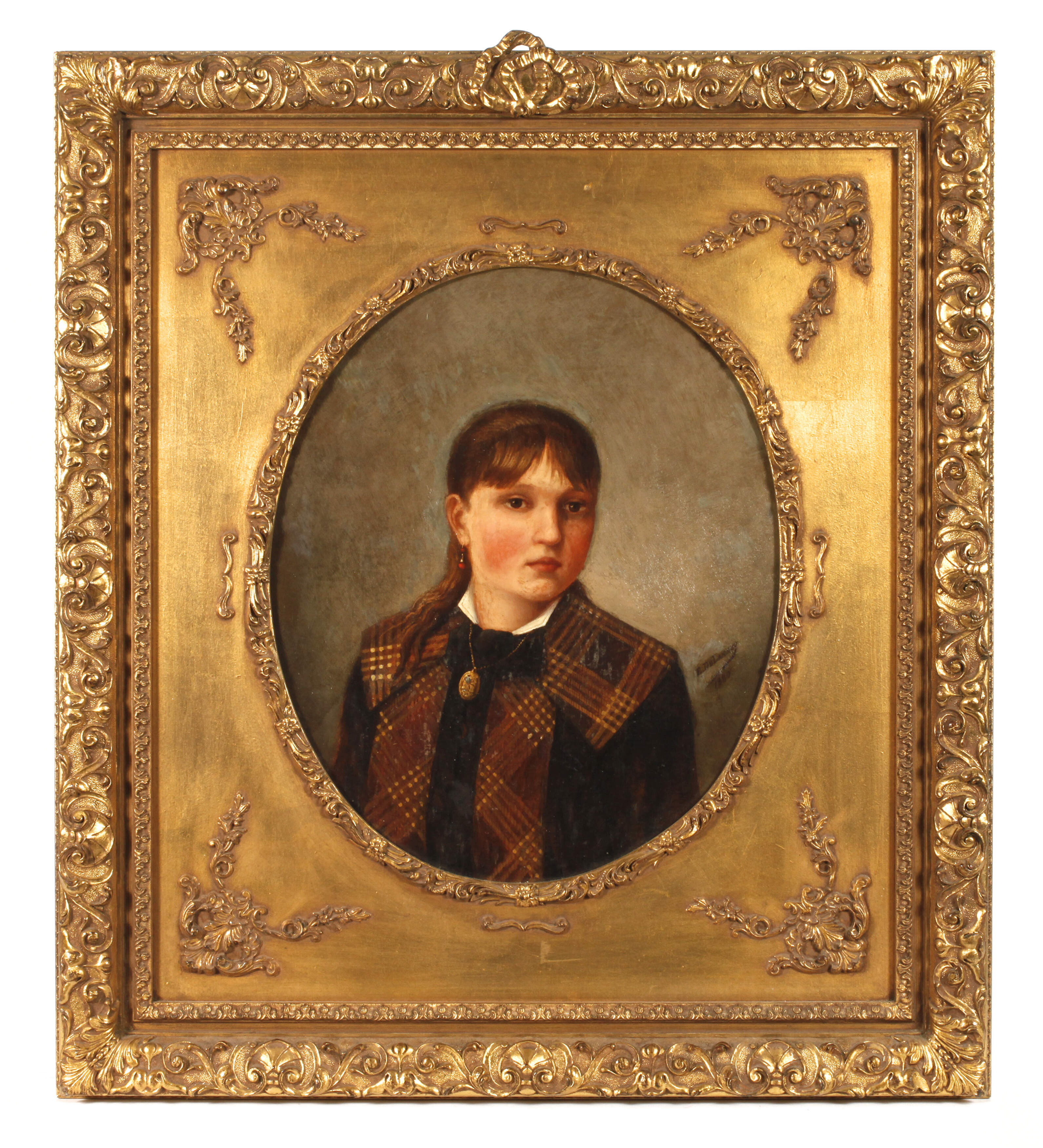 E. de Lannoy, Damenportrait