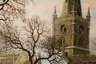Charles Leaver, attr., Kloster in Winterlandschaft