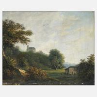 Martin Martin, attr., Sommerlandschaft mit Kirche111
