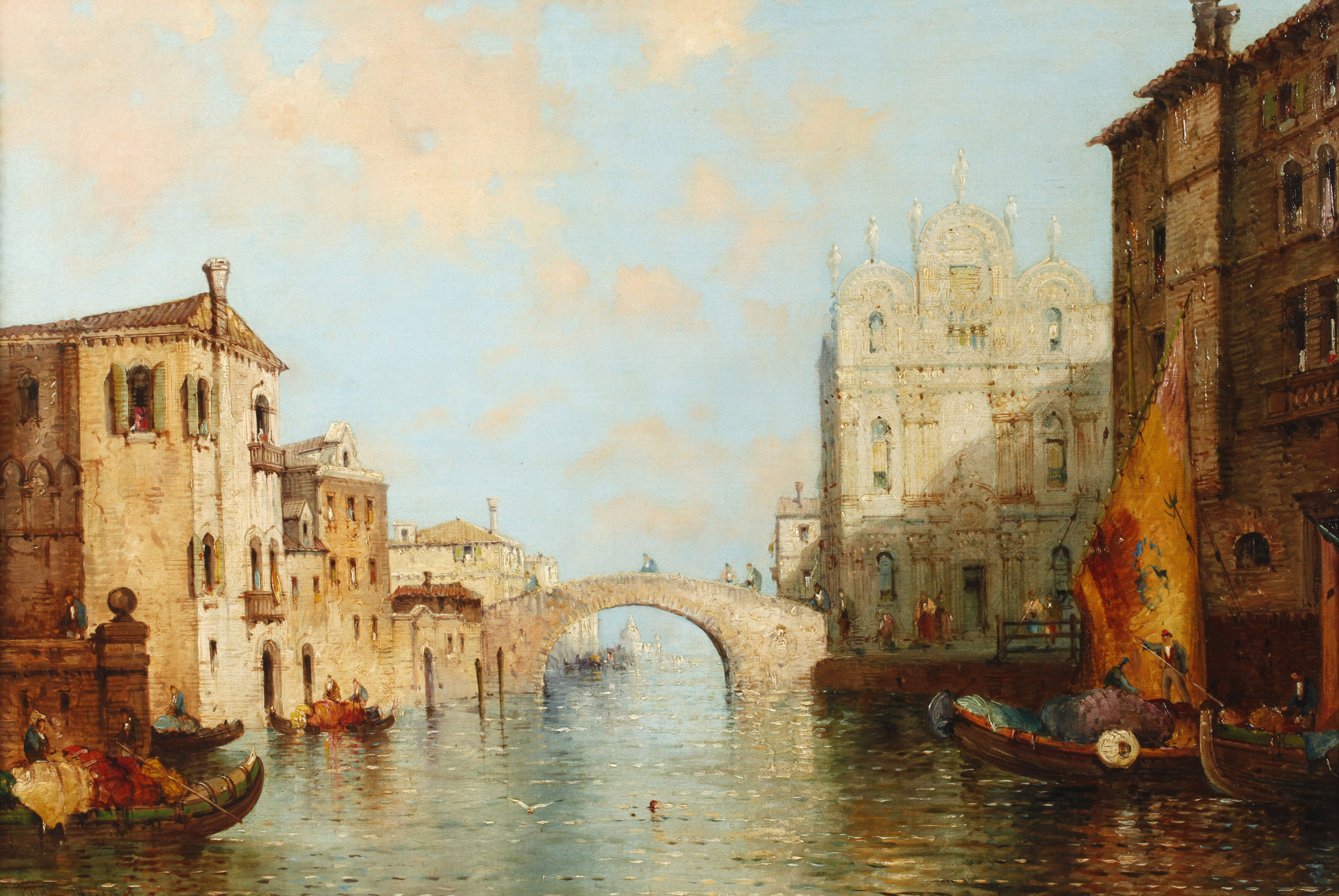 Arthur Joseph Meadows, Venezianische Szene
