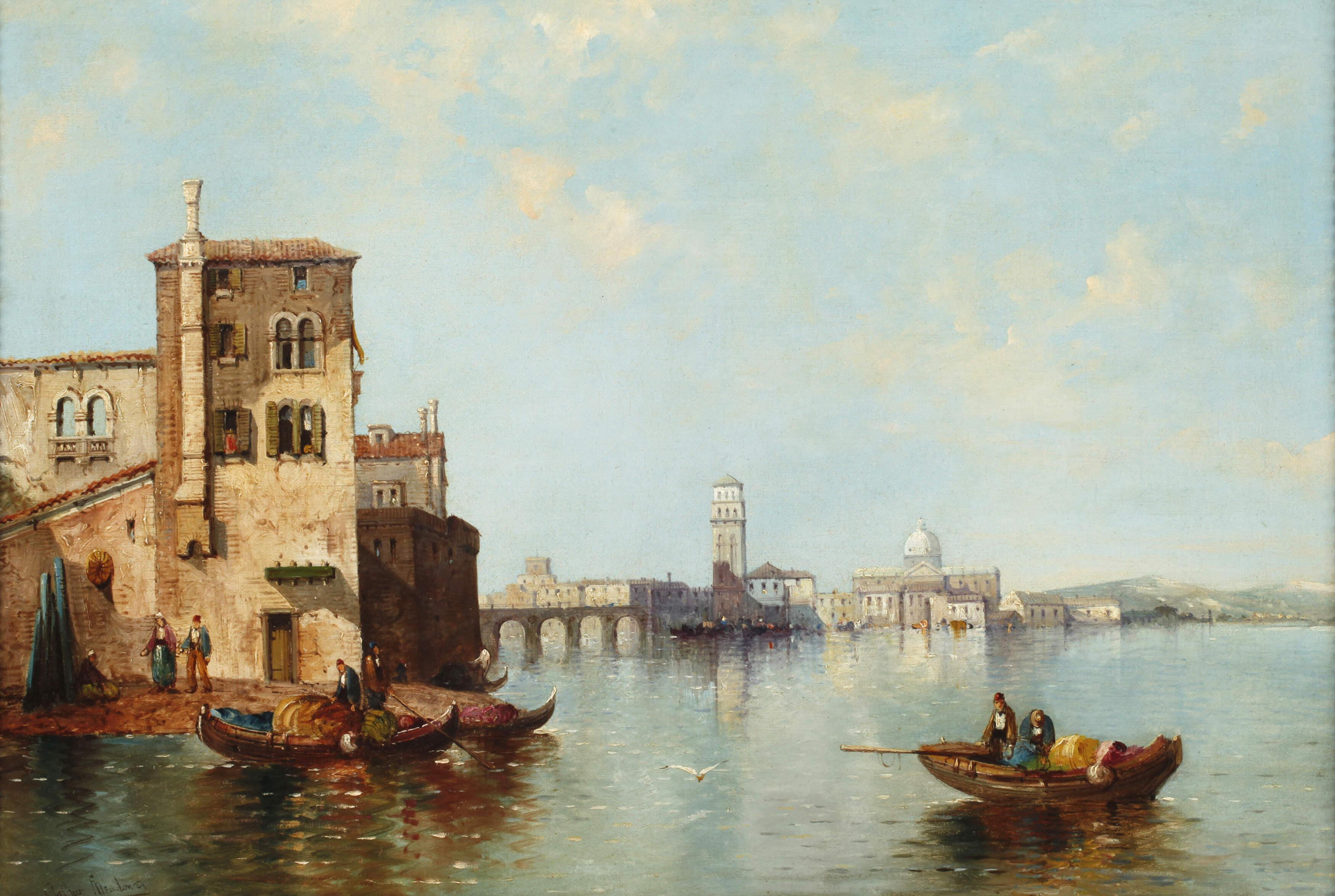 Arthur Joseph Meadows, Venezianische Szene