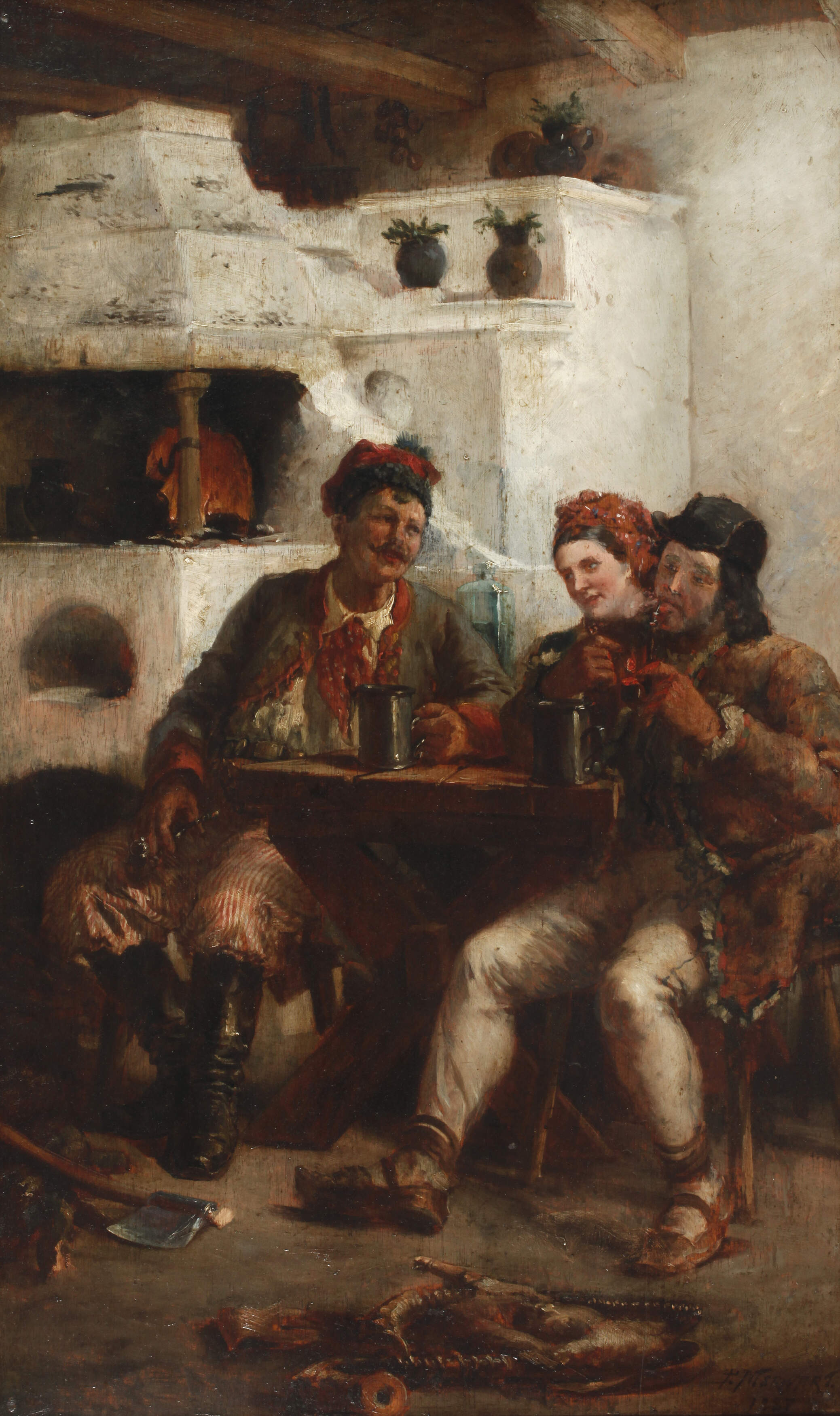 Paul Merwart, Slawen am Ofen