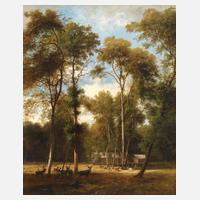 Rudolph Pöppel, "Hirschpark bei Nymphenburg"111