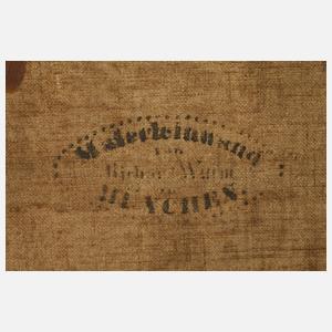 Louis Reinhardt, attr., Im Ziegenstall