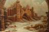 A. Rhein, Klosterruine im Winter