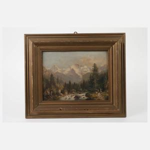 Hubert Sattler, Sommerliche Hochgebirgslandschaft