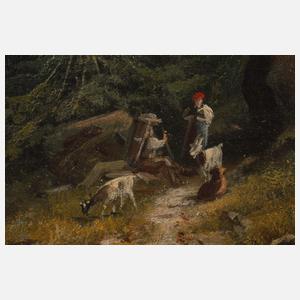Hubert Sattler, Sommerliche Hochgebirgslandschaft